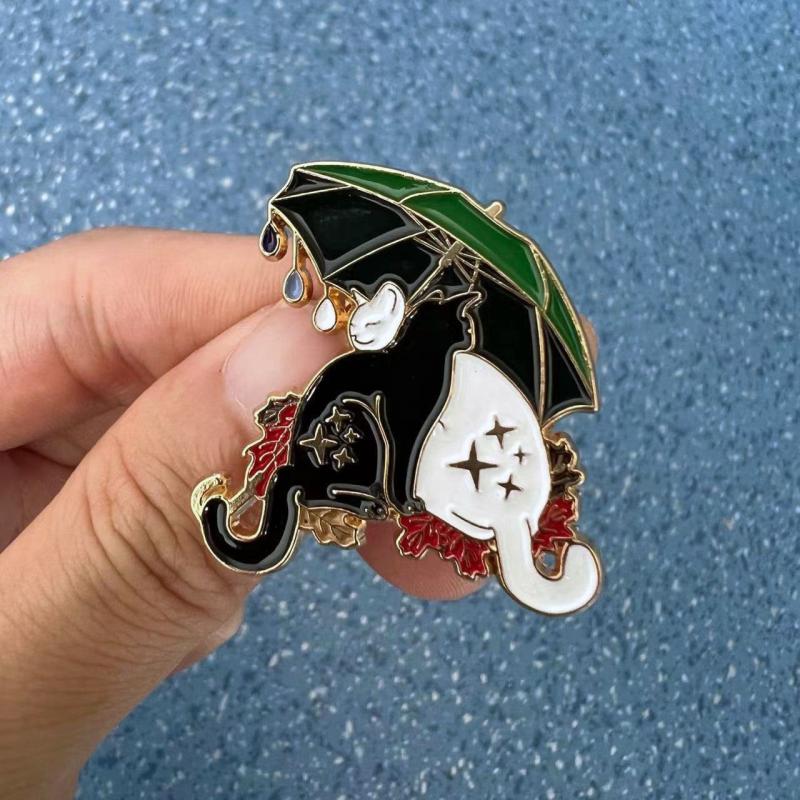 Magic Cat Moon Child Enamel Pin Men's Gift