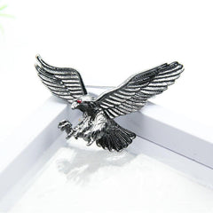 Men's Flying Eagle Brooches 3 Colors Animal Pins