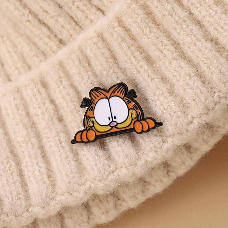 1pc Cartoon Cat Hat Brooch Accessory Pins