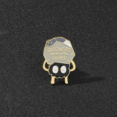 Powerful Cartoon Brooch Pin