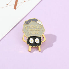 Powerful Cartoon Brooch Pin