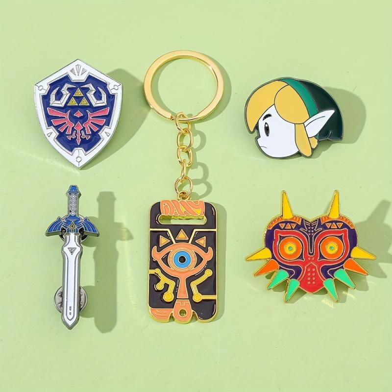 Cartoon Zinc Alloy Brooch Pin Backpack Clothing Hat Jewelry