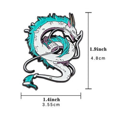 Anime Dragon Enamel Pin Badges Lapel Pins For Backpacks