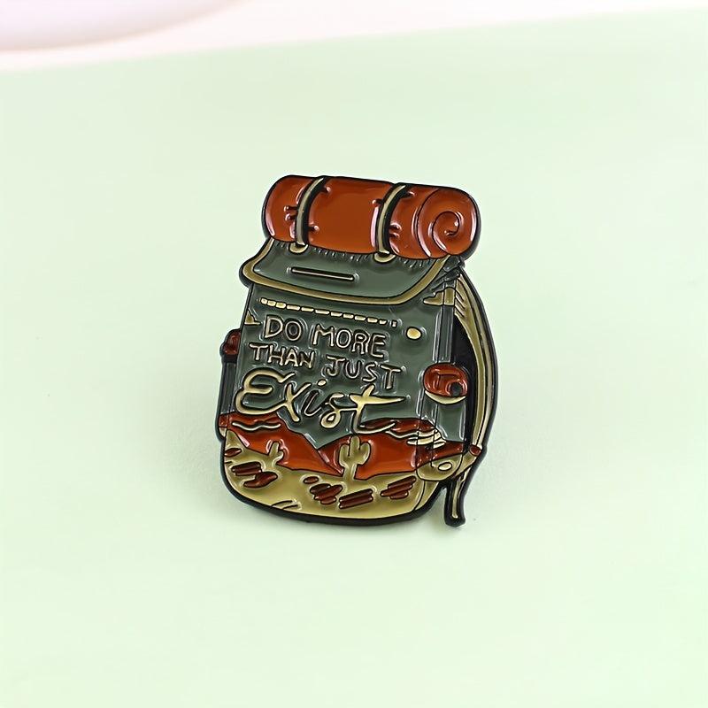 Hiking Backpack Brooch - Adventure Enthusiast Pin