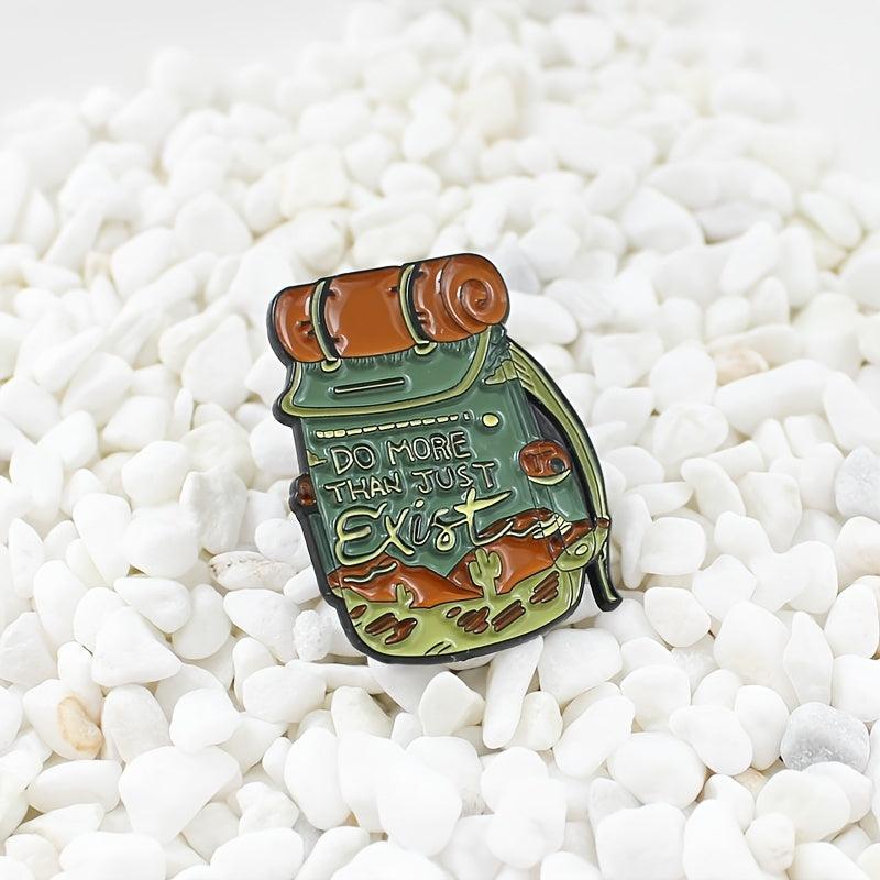 Hiking Backpack Brooch - Adventure Enthusiast Pin