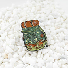 Hiking Backpack Brooch - Adventure Enthusiast Pin