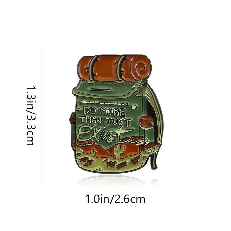 Hiking Backpack Brooch - Adventure Enthusiast Pin