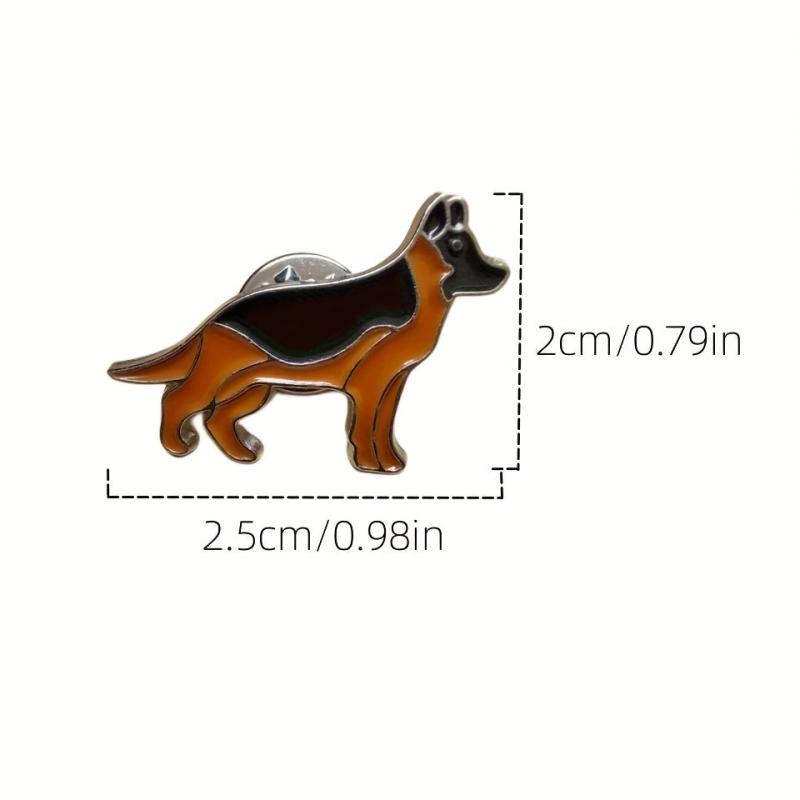 Men's Different Breed Puppy Brooches - Pet Animal Lapel Pin