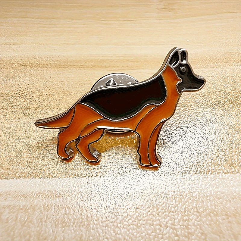 Men's Different Breed Puppy Brooches - Pet Animal Lapel Pin