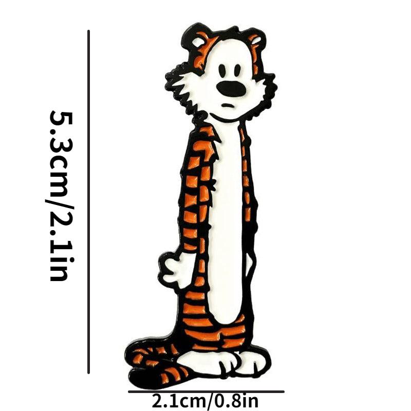 Cartoon Tiger Brooch For Men Creative Pin For Men