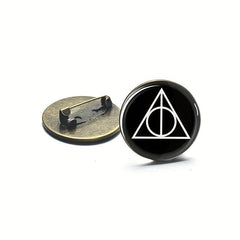 Deathly Hallows Brooch Pins Dress Suit Hats Scarves Pants Brooches Pins Jewelry