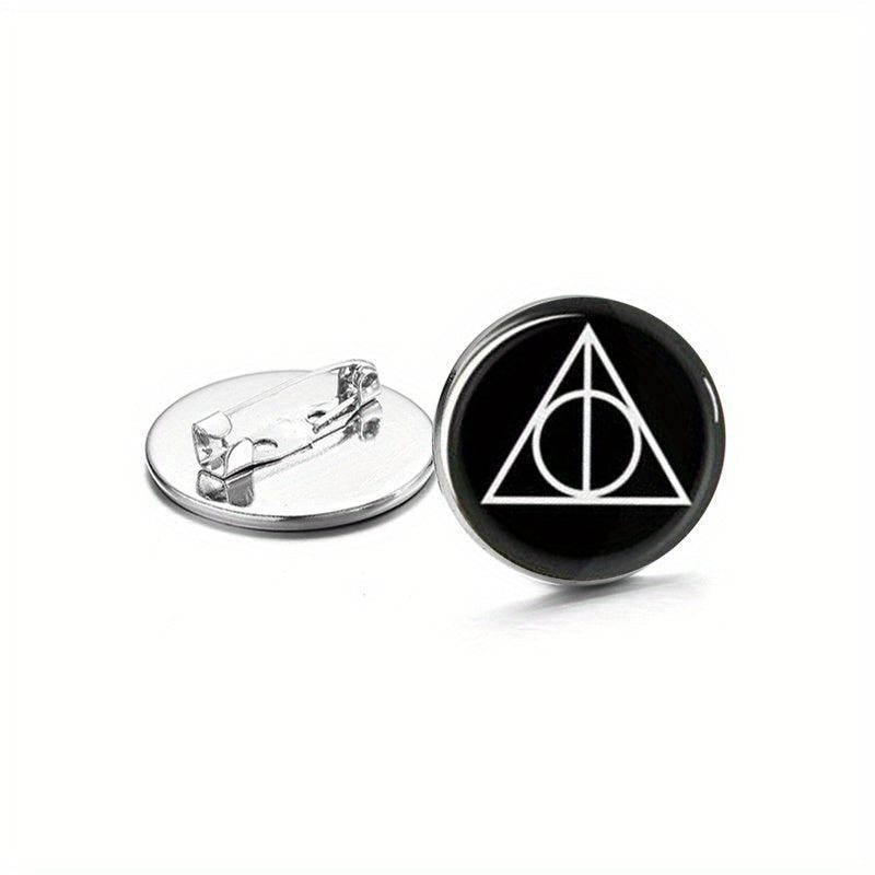 Deathly Hallows Brooch Pins Dress Suit Hats Scarves Pants Brooches Pins Jewelry