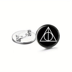 Deathly Hallows Brooch Pins Dress Suit Hats Scarves Pants Brooches Pins Jewelry