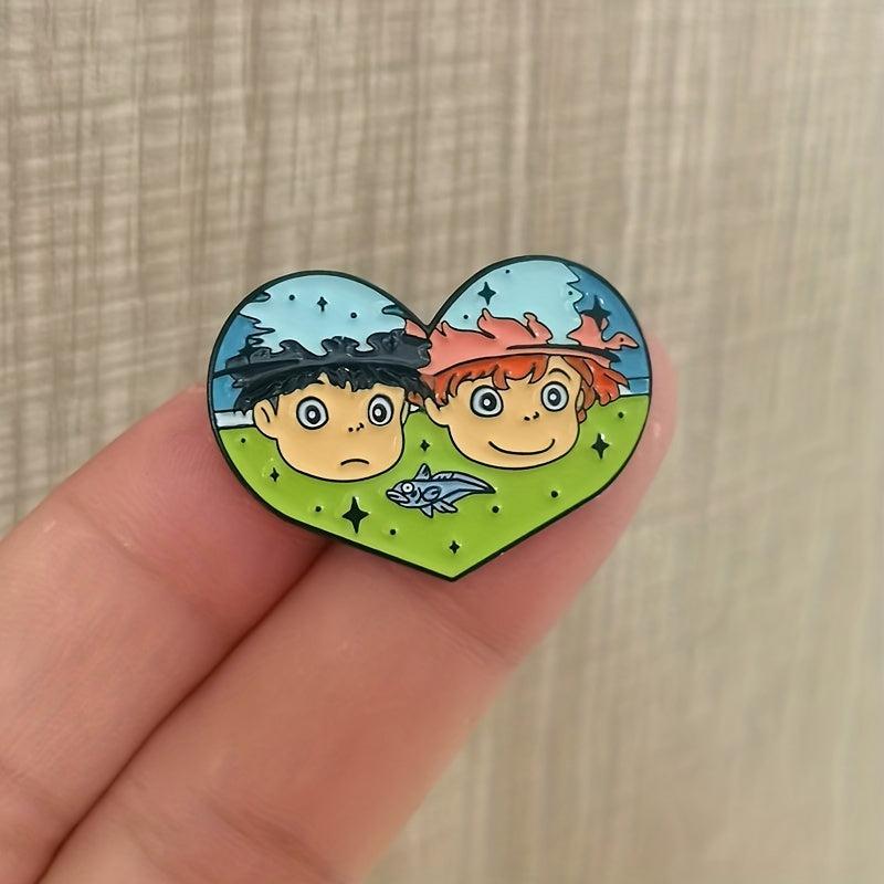 Goldfish Enamel Lapel Pins For Backpack Clothes Jewelry