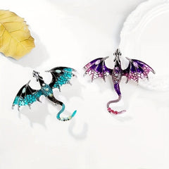 Retro Dragon Shape Brooch For Men
