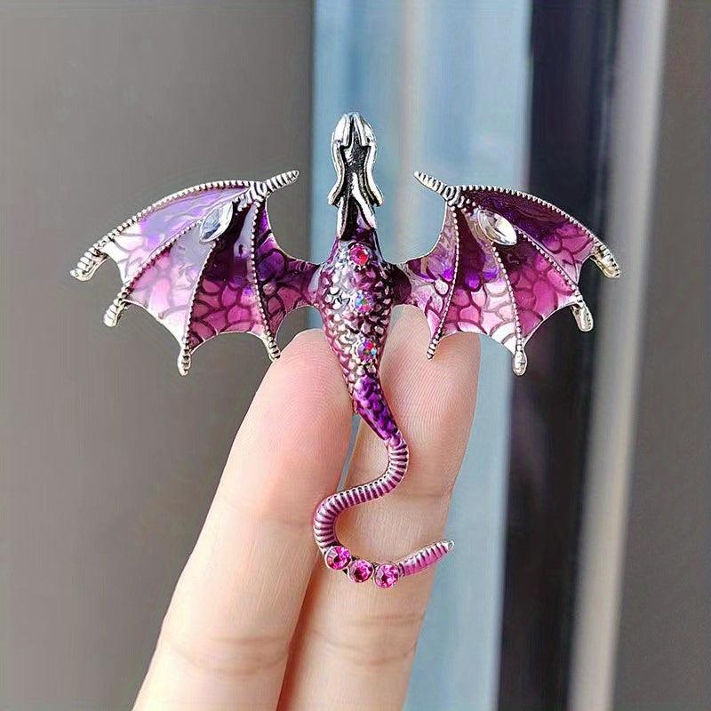 Retro Dragon Shape Brooch For Men