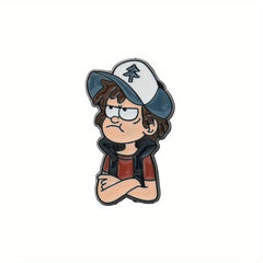 Creative Cartoon Funny Girl Pin Brooch