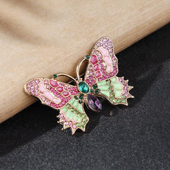 Vintage Butterfly Brooch Insect Coat Pin Baroque Style Clothing Accessory