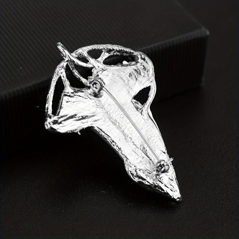 Leaf Shape Alloy Brooch Chest Flower Pin For Men