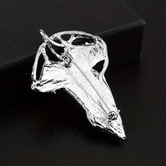 Leaf Shape Alloy Brooch Chest Flower Pin For Men