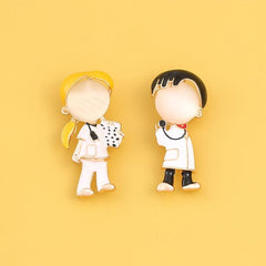 Doctor Nurse Brooch for Backpack Accessories