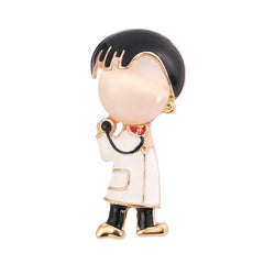 Doctor Nurse Brooch for Backpack Accessories