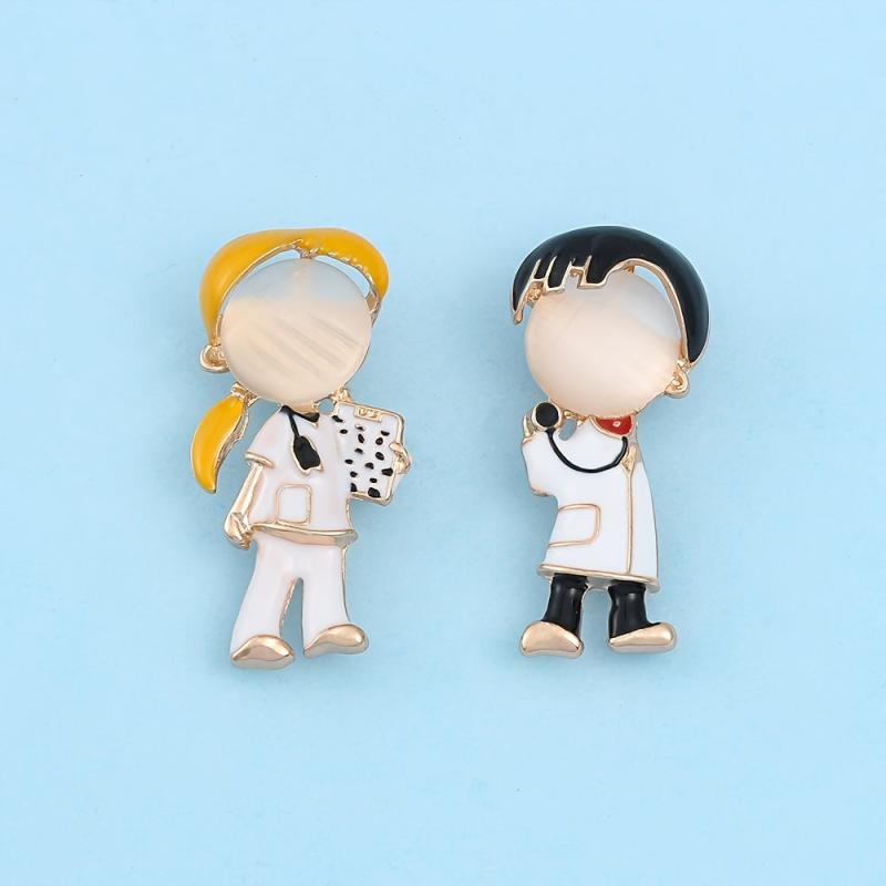 Doctor Nurse Brooch for Backpack Accessories