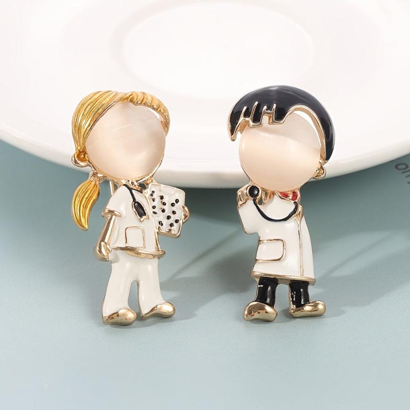 Doctor Nurse Brooch for Backpack Accessories
