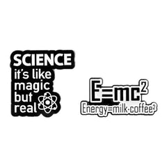 Chemical Physics Formula Pattern Zinc Alloy Pin