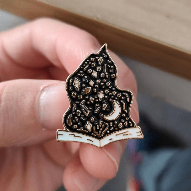 Magic Book Brooch