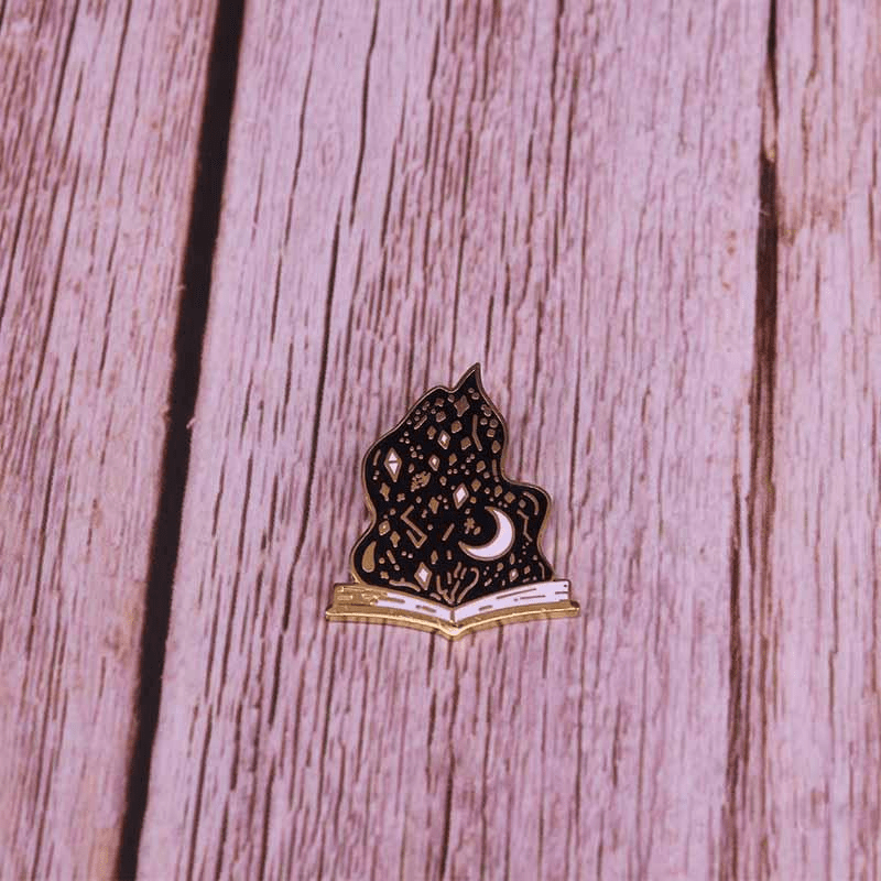 Magic Book Brooch