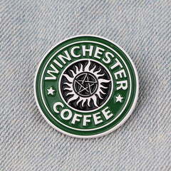 Coffee Enamel Badges Brooches For Men Lapel Pins Backpacks Jewelry