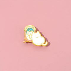 Cat Brooch Mirror Design