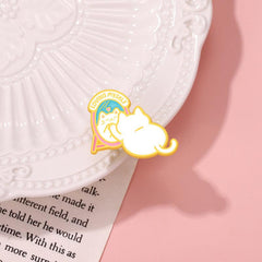 Cat Brooch Mirror Design