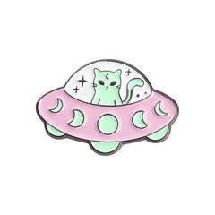 Creative Cartoon Space Alloy Brooch