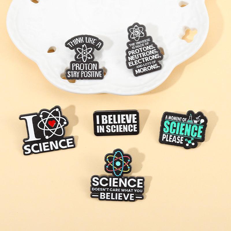 Science Brooch For Men Creative
