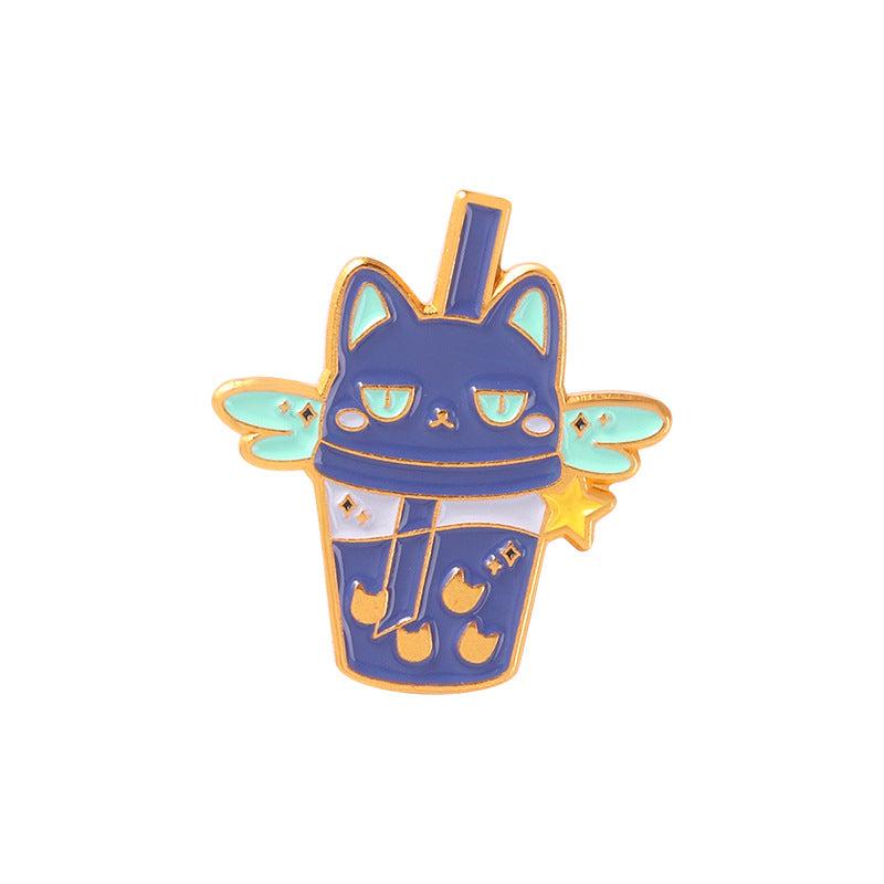 Rabbit Flavor Pearl Milk Tea Brooch
