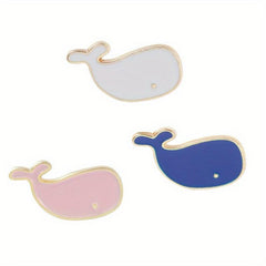 Humpback Whale Tail On The Sea Enamel Pin Badges