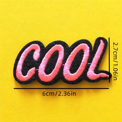 7 Pcs Cartoon Embroidery Patches For Men - Iron/Sew On Backing - Small Size
