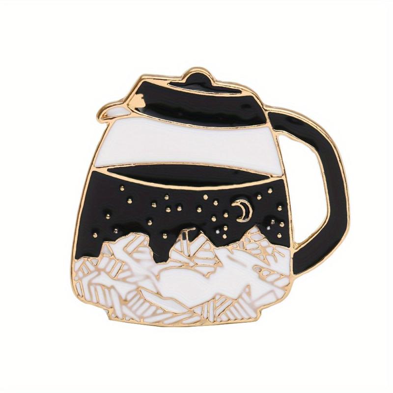 Sea Monster Enamel Lapel Pin in Bottle