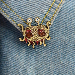 Men's Creative Pastry Eye Accessories Brooch