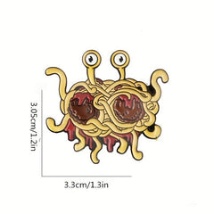 Men's Creative Pastry Eye Accessories Brooch