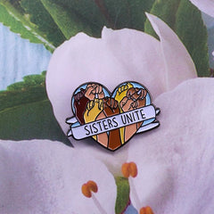 Sisters Unite Feminist Brooch Pin For Men