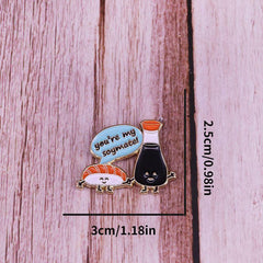 Creative Pop Enamel Pin Lapel Badges Brooch Funny Jewelry