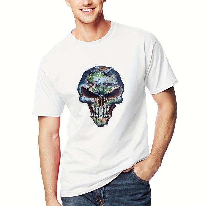 Skull Patches Iron On Sticker Dead Heat Transfer Decals Jackets Backpacks