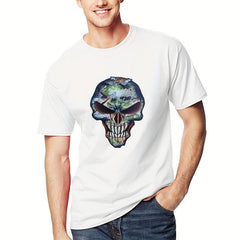 Skull Patches Iron On Sticker Dead Heat Transfer Decals Jackets Backpacks