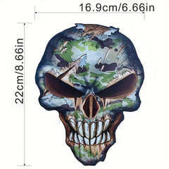 Skull Patches Iron On Sticker Dead Heat Transfer Decals Jackets Backpacks