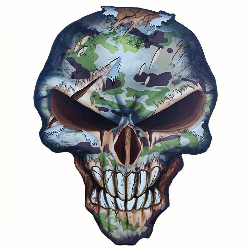 Skull Patches Iron On Sticker Dead Heat Transfer Decals Jackets Backpacks