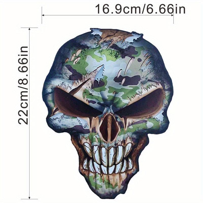 Skull Patches Iron On Sticker Dead Heat Transfer Decals Jackets Backpacks