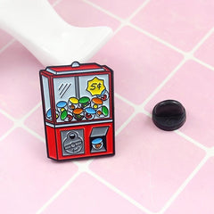 Egg Game Console Brooch with Creative Twist